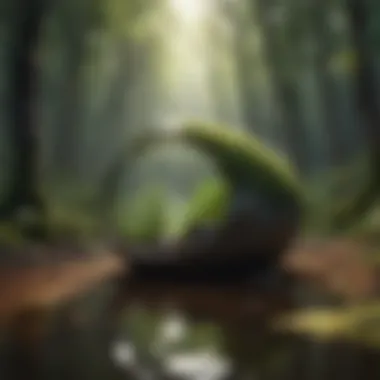 Embracing Nature for Mindfulness Nature scene reflecting tranquility and mindfulness.