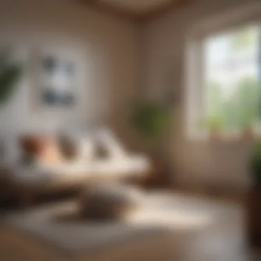 Creating a Calm Environment for Mindful Eating Serene meditation space with cushions and calming decor