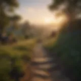 A serene landscape at dawn symbolizing new beginnings