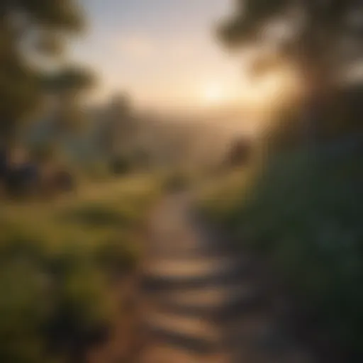 A serene landscape at dawn symbolizing new beginnings