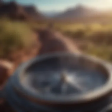 Navigating Goals with Purpose A compass illustrating goal setting and direction
