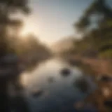 A tranquil landscape symbolizing mindfulness and peace