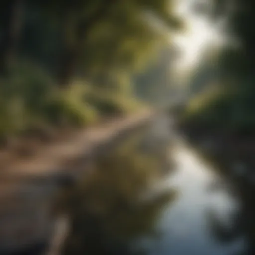 A serene landscape symbolizing tranquility and appreciation