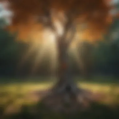 A vibrant tree symbolizing growth and strength