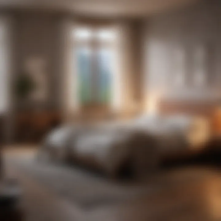 Serene bedroom environment for better sleep