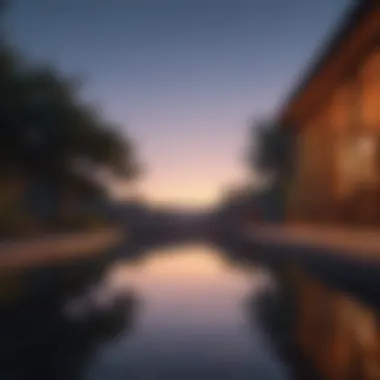 Evening Calmness A tranquil evening scene promoting relaxation