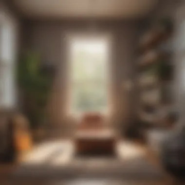 Cozy Nook for Musical Relaxation An inviting reading nook with soft lighting and headphones, perfect for relaxation