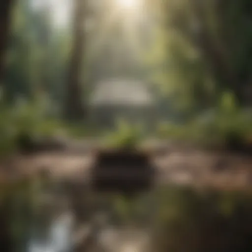 A serene landscape symbolizing inner peace