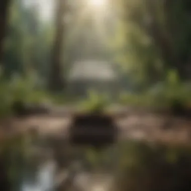 Finding Inner Peace A serene landscape symbolizing inner peace