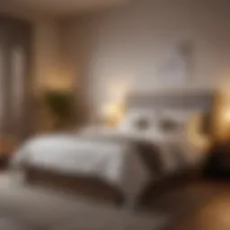 Serene bedroom environment promoting restful sleep