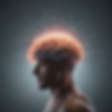 Engaging the Mind with Cognitive Techniques Cognitive exercises represented by an abstract brain illustration