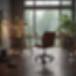 A serene workspace promoting focus and clarity.