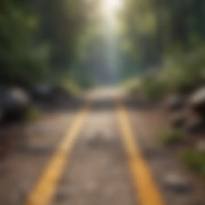 A roadmap representing goal-setting and direction