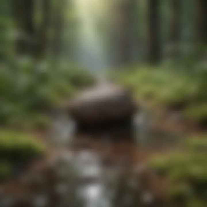 Physical grounding technique in nature