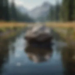 A serene landscape symbolizing mental clarity