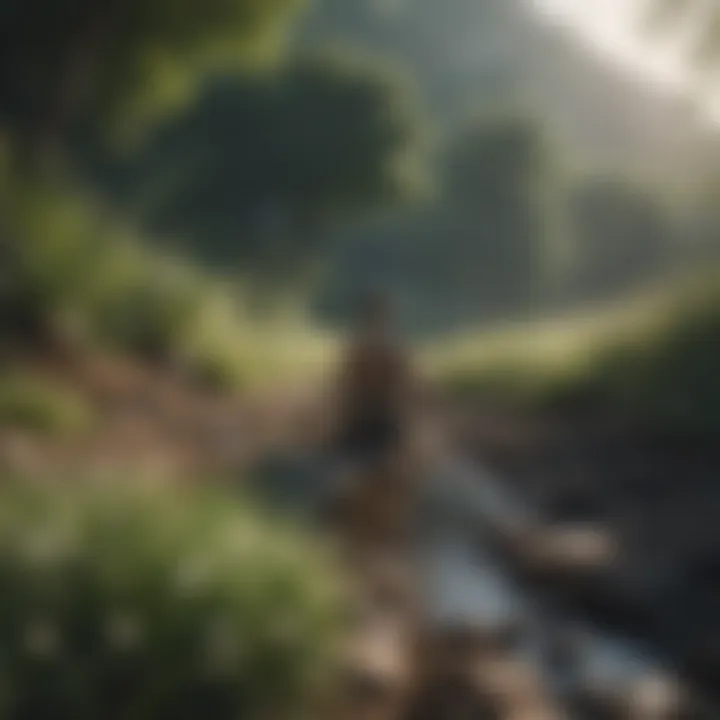 A serene landscape symbolizing inner peace and self-awareness