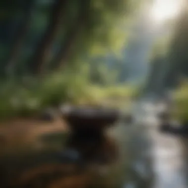 Cultivating Inner Peace A serene landscape representing inner peace