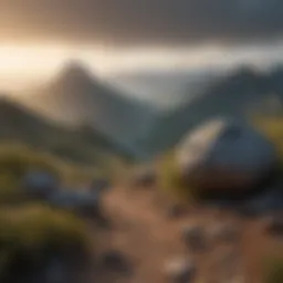 A serene landscape promoting emotional clarity