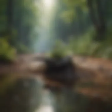 The Journey of Growth A serene landscape symbolizing personal growth and overcoming challenges