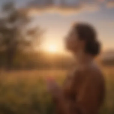 Embracing Gratitude in Nature A serene landscape at sunrise, symbolizing new beginnings and gratitude.