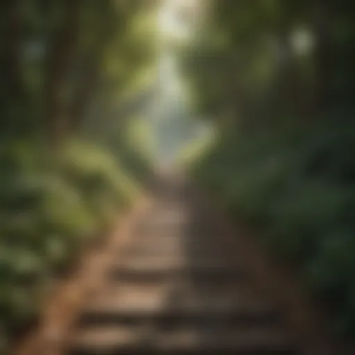 A serene landscape reflecting tranquility and self-discovery