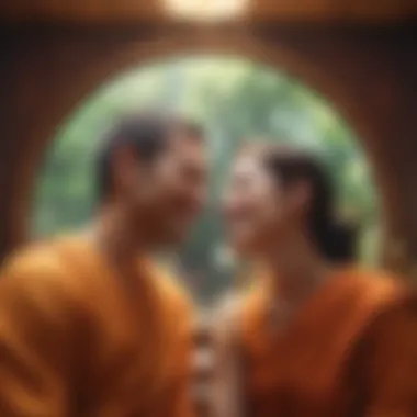 Joy in Relationships Visualized A vibrant image showcasing the joy found in relationships