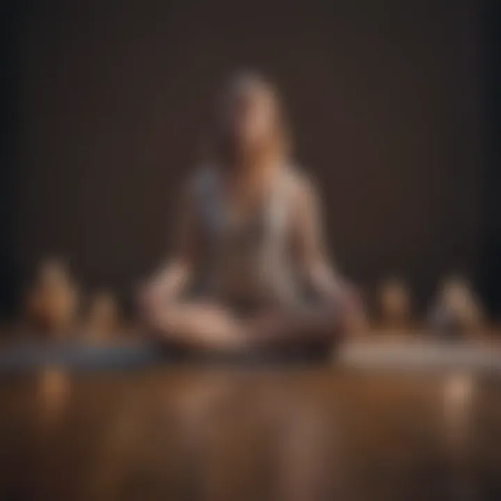 Close-up of meditation techniques