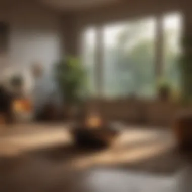 Cultivating Comfort Through Sound Cozy indoor environment with gentle background noise