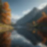 A serene landscape symbolizing peace and contentment.
