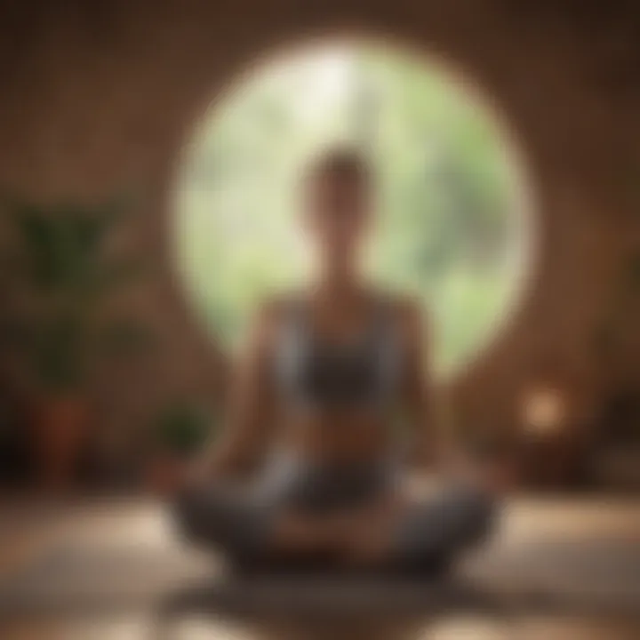 Yoga and meditation blend