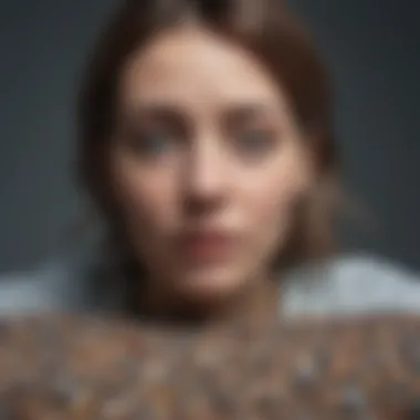 The Complex Nature of Anxiety Abstract representation of anxiety and stress