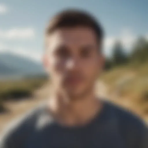 A serene landscape representing mental clarity