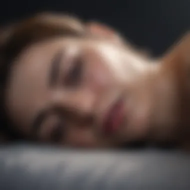 Emotional Distress of Sleep Abstract art depicting emotional distress and anxiety related to sleep