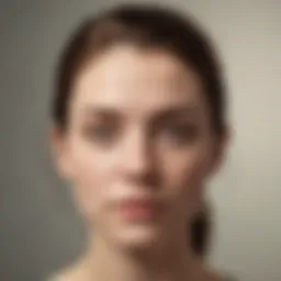 Illustration depicting the psychological impact of low self-esteem