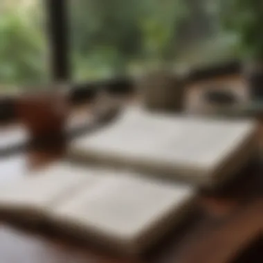Reflective Journaling: A Pathway to Self-Awareness An open notebook filled with reflections on personal growth