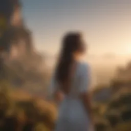A serene landscape symbolizing inner peace