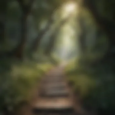 A serene landscape symbolizing personal growth