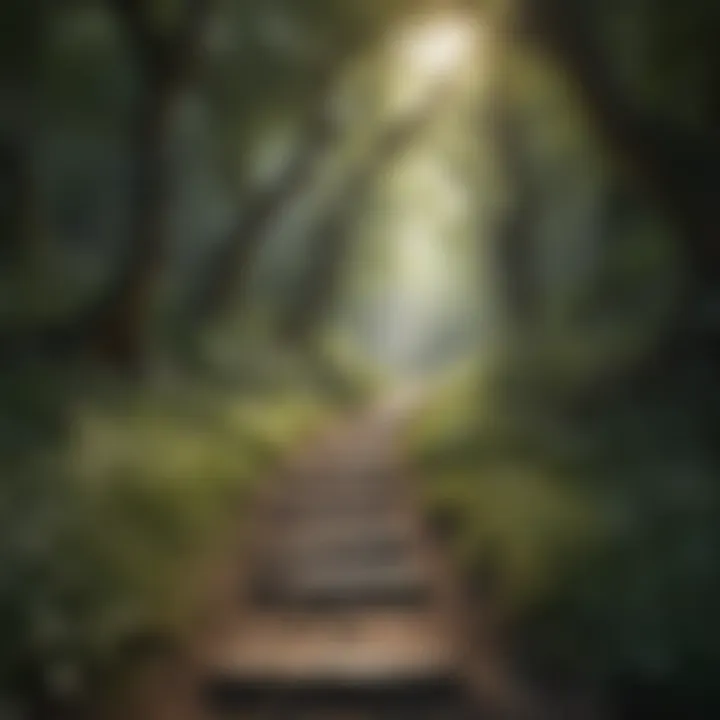 A serene landscape symbolizing personal growth