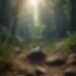 A serene landscape symbolizing personal growth and emotional exploration.