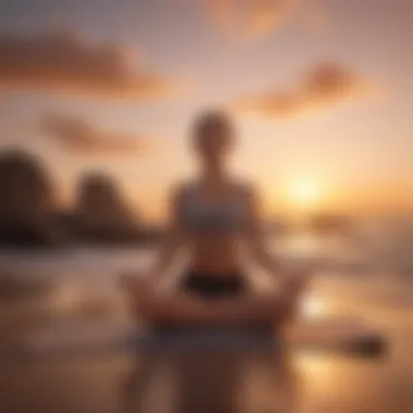 Yoga Meditation Sunset