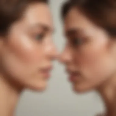 The Connection Between Love and Self-Worth An abstract representation of love and self-worth intertwining