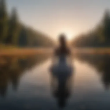 Finding Peace in Self-Acceptance A serene landscape symbolizing tranquility and self-acceptance